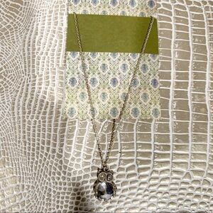 Lucky Feather Women’s Silver Plated Necklace
